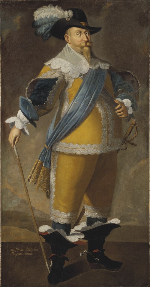 Gustav II Adolf (1594-1632), king of Sweden, married to Maria Eleonora of Brandenburg, , 