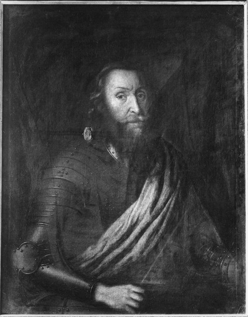 Jesper Cruus of Edeby (1576-1647), colonel, governor, married to Ingeborg Ryning, 1638, 