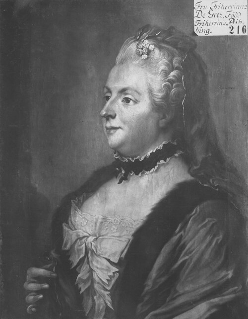 Catharina Charlotta Ribbing af Zernava, 1720-87, g. De Geer af Leufsta, 1776, 