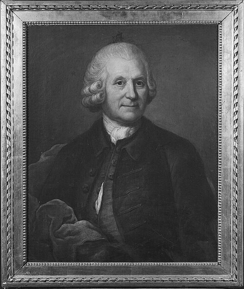 Anders Nicolai Fornander, 1715-1794, med.dr, brunnsläkare, lärjunge till Carl von Linné, gift med El, 1789, 