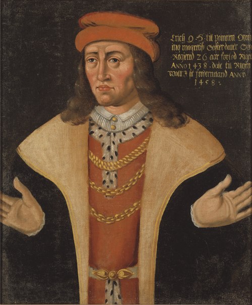 Erik I, 1382-1459, hertig av Pommern konung av Danmark Norge och Sverige, , 
