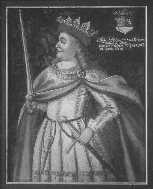 Olof V Håkansson, 1370-87, konung av Danmark och Norge, , 