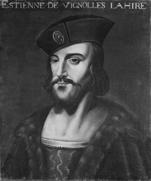Lahire, egentligen Etienne de Vignolles, ca 1390-1443, härförare hos konung Karl II, , 