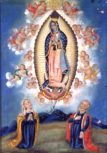 Our Lady of Guadalupe with St. Ann and Joachim, 1800, 