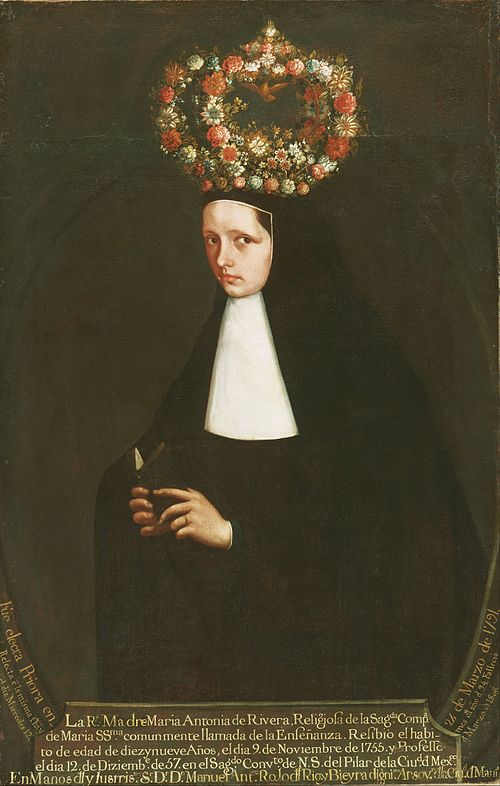 The Reverend Mother María Antonia de Rivera, 1757, 