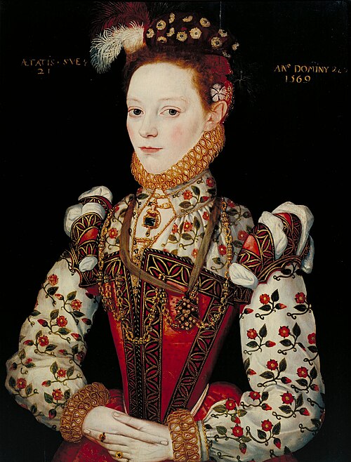 A Young Lady Aged 21, Possibly Helena Snakenborg, later Marchioness of Northampton, 1569, 