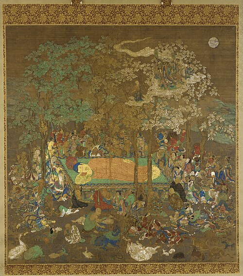Nirvana of the Buddha, 1400, 