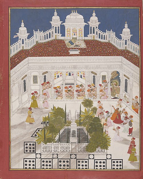 M Ari Singh Performs Puja in Amar Vilas, 1765, 