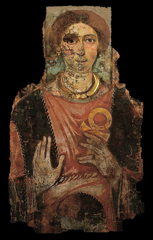 Funeral portrait of a woman, 200, 