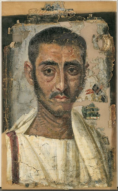 Funeral portrait of a man, 225, 