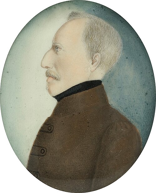 Colonel Gustafsson, former Gustav IV Adolf, King of Sweden, 1830, 