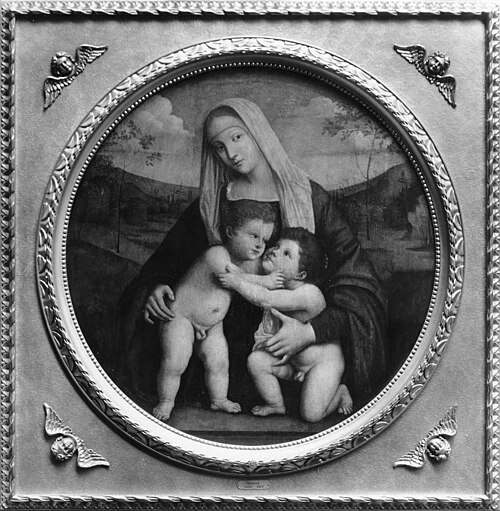 Madonna and Child and St. John the Baptist, 1500, 