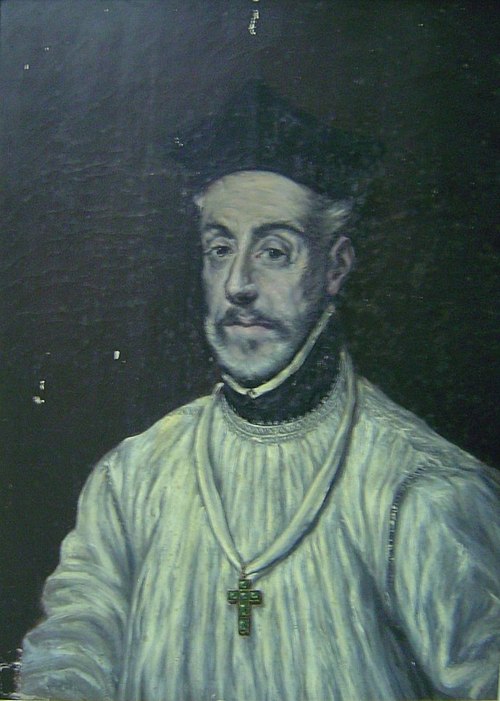 A copy of the portrait of Diego de Covarrubias del Greco 4, 1899, 