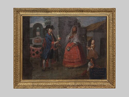 7. Of Spanish and Mulata, Moorish, 1799, 