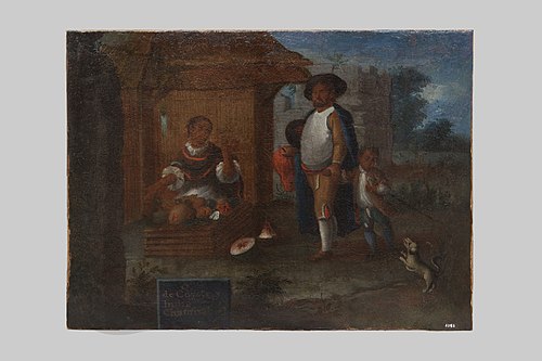 Coyote and Indian, Chamiso, 1799, 
