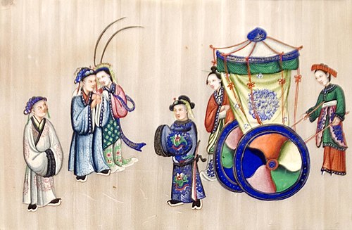Eastern Carriage Scene, 1800, 