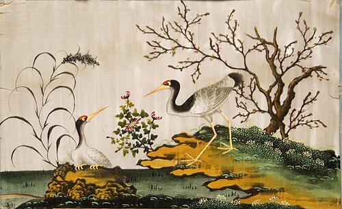 Landscape with birds (Oriental), 1800, 