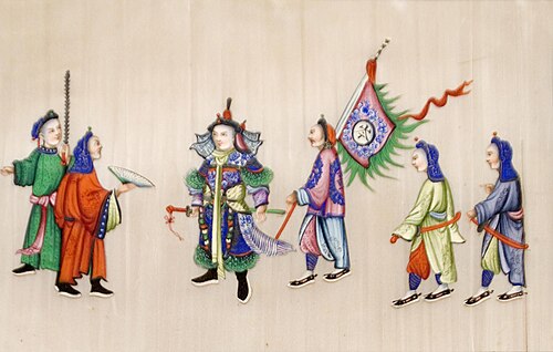 Fight Scene, 1800, 
