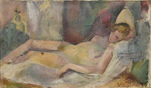 Portrait of a Naked Woman Lying, 1928, 