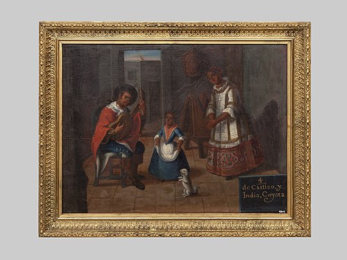 4. De Castizo and India, Coyota, 1799, 