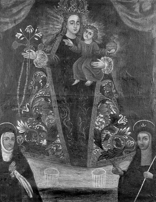 Virgin of the Rosary with Worshipers, 1750, 