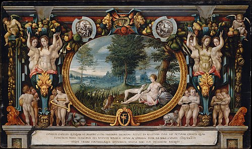 The Nymph of Fontainebleau, 1600, 