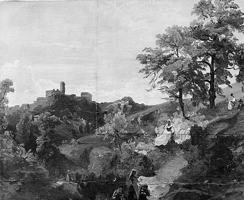 Roman Landscape, 1850, 