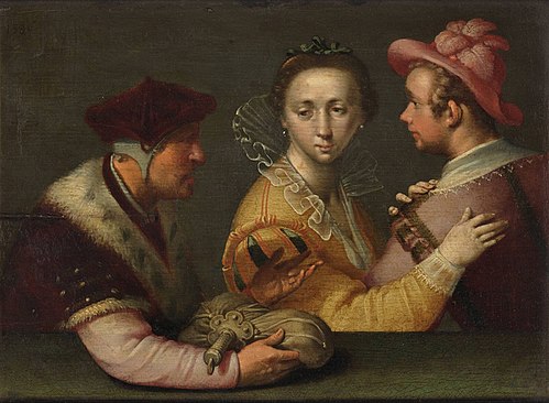 The Difficult Choice (Money or Love), 1596, 