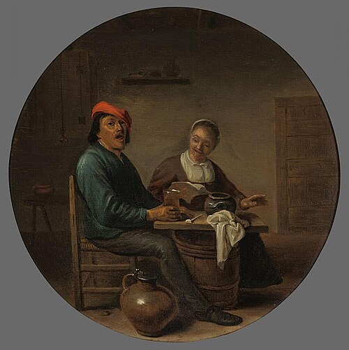Peasants Singing in an Interior, 1647, 