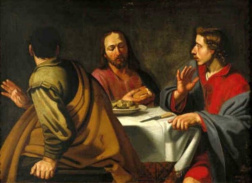 Christ with his two disciples at Emmaus, 1650, 