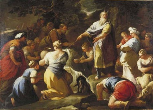 Moses Striking Water from the Rock, 1675, 