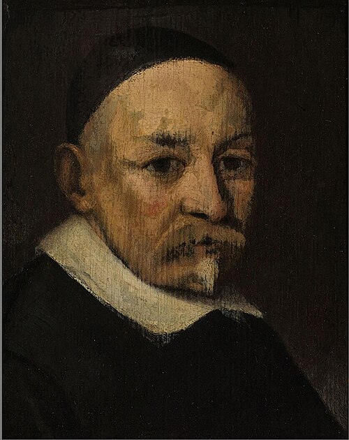 Portrait of Vondel, 1650, 
