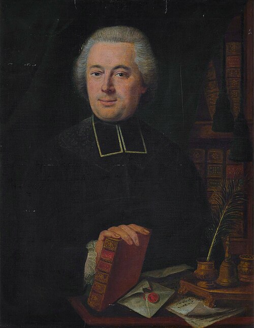 Portrait of Abbé Claude Carlier, 1800, 
