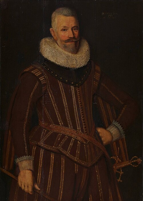 Portrait of Philips de Caron, 1619, 