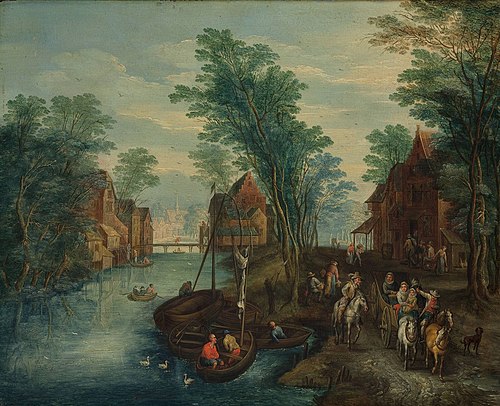A Village Channel, 1662, 