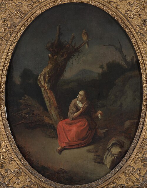 Hagar in the desert (?), 1662, 