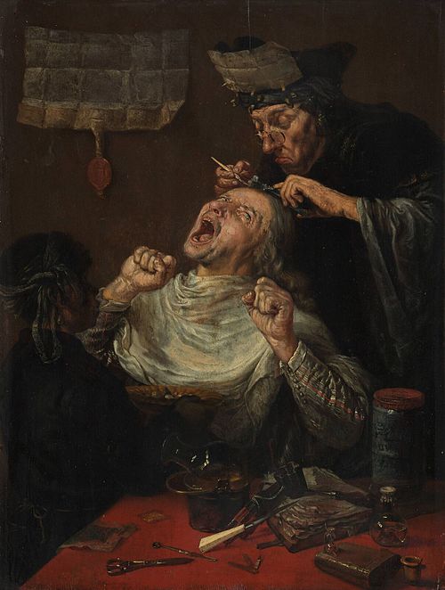 L’extraction de la Pierre de folie, 1650, 