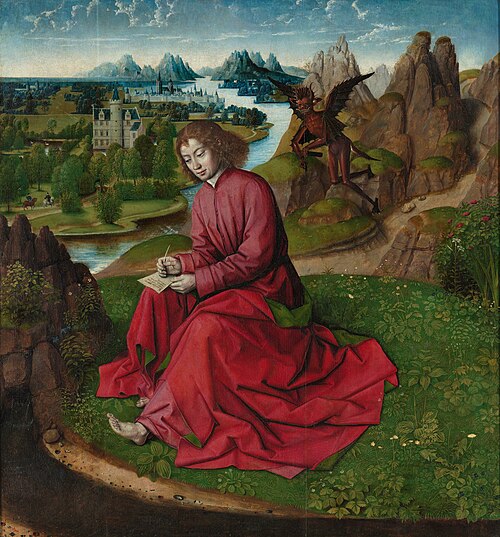 Saint Jean l’Évangéliste à Patmos, 1465, 