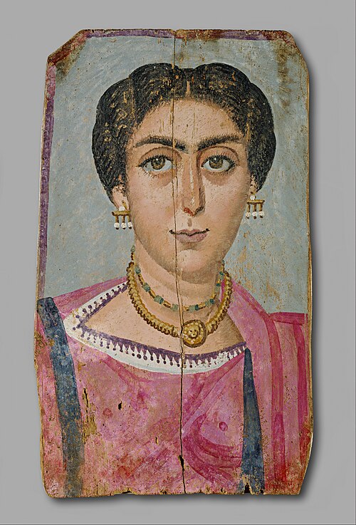 Mummy Portrait- Woman with Necklace, 150, 