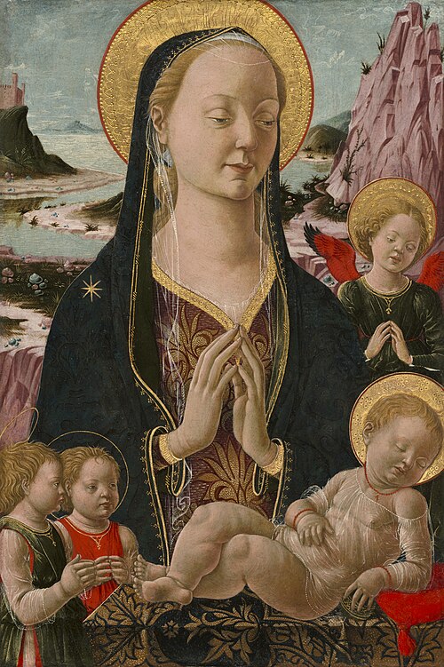 Madonna and Child with Angels, 1455, 