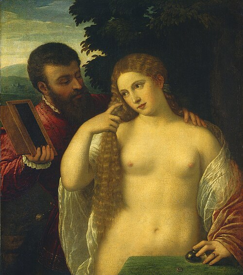 Allegory (Possibly Alfonso d'Este and Laura Dianti), 1500, 