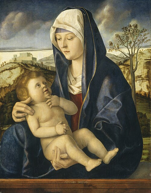 Madonna and Child in a Landscape, 1490, 