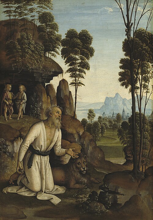 Saint Jerome in the Wilderness, 1490, 