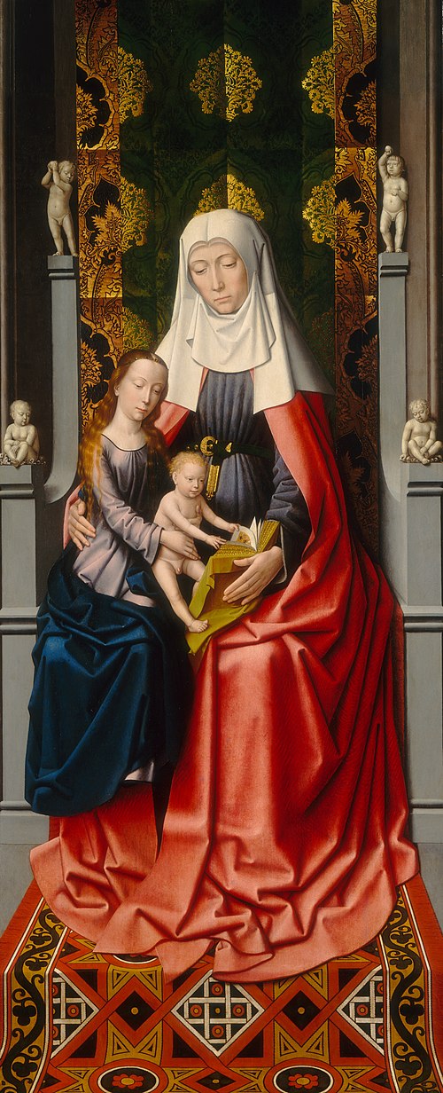 The Saint Anne Altarpiece: Saint Anne with the Virgin and Child [middle panel], 1510, 