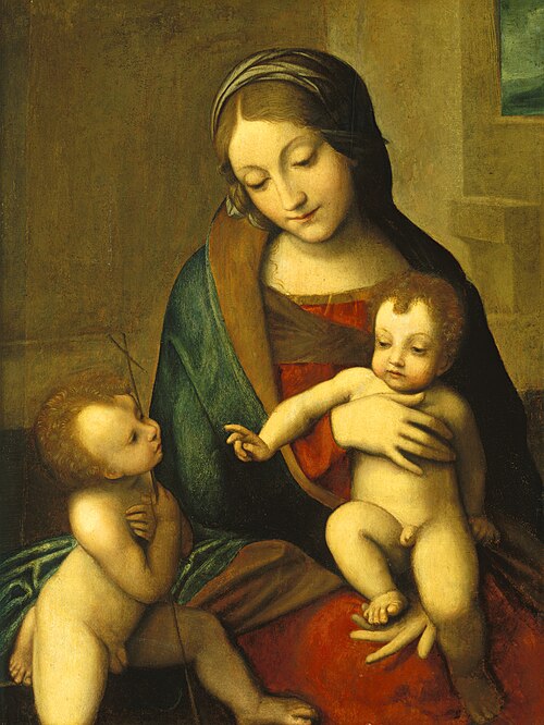Madonna and Child with the Infant Saint John, 1510, 