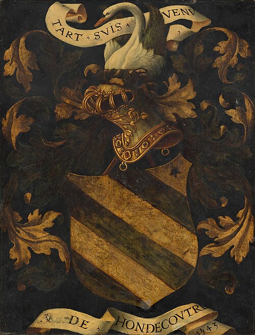 Crested Coat of Arms [reverse], 1543, 