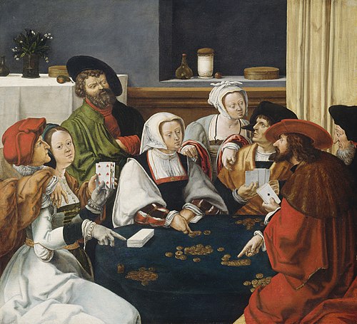 The Card Players, 1574, 