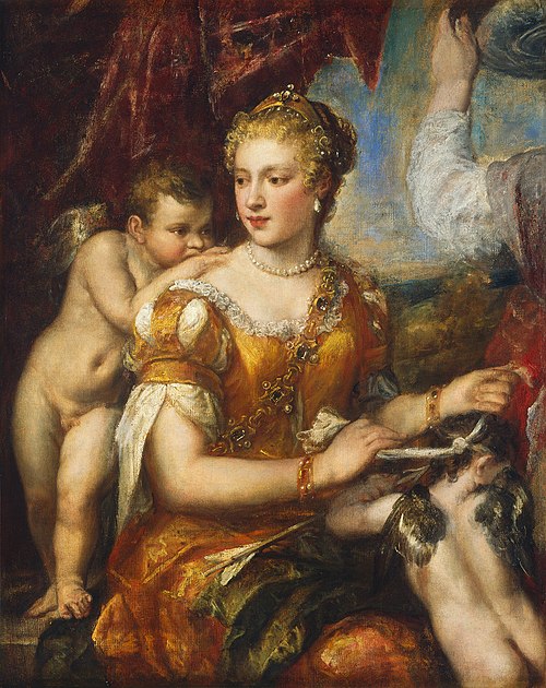 Venus Blindfolding Cupid, 1560, 