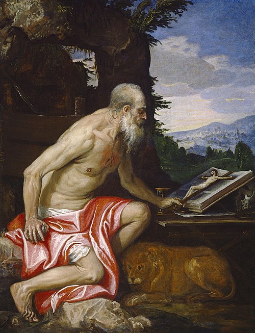 Saint Jerome in the Wilderness, 1580, 