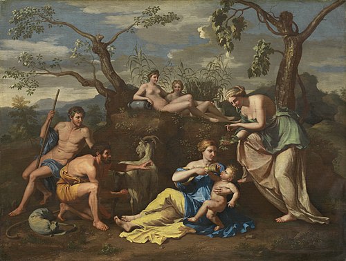 Nymphs Feeding the Child Jupiter, 1650, 